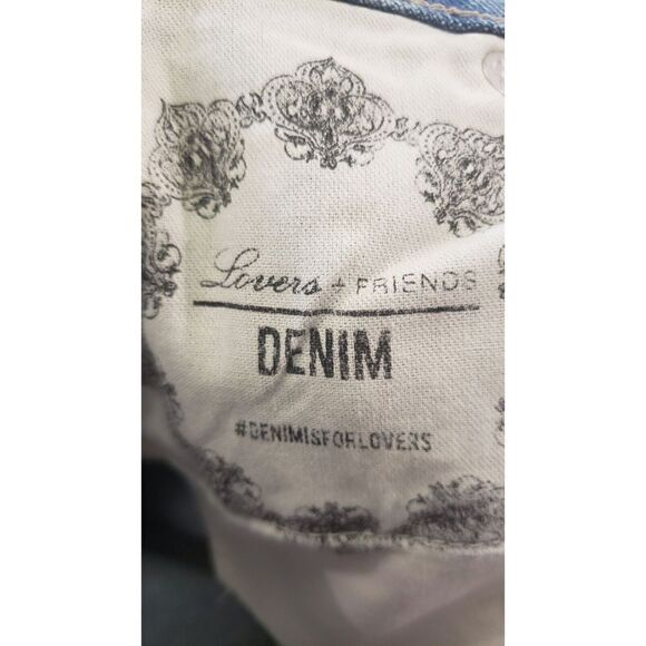 Lovers Friends Womens Jeans Size 23 Logan Barkley High Rise Distressed MSRP $188 - Picture 10 of 10